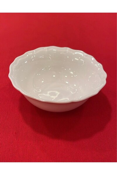 Aryıldız Bone Porcelain 6-Piece Round Soup Bowl Plate 15 cm