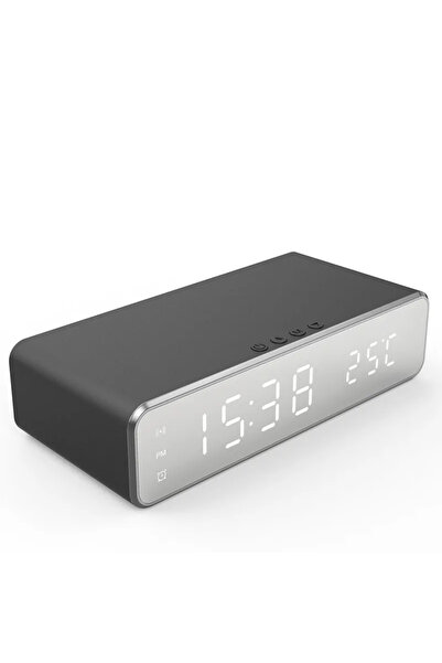 Choice مقياس حرارة رقمي أسود بإضاءة LED من فيكيفون، مزود بمؤقت وساعة ومنبه، م...