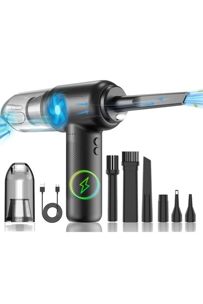 Choice CN01 2 In 1 Compressed Air Duster Cordless Dust Blower Rechargeable Bl...