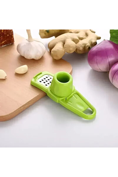 Choice1 أخضر، قطعة واحدة، مطحنة ثوم صغيرة، مكبس ثوم، قطاعة هرس الزنجبيل والثو...