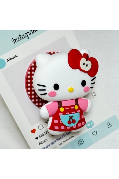 Choice حامل مغناطيسي لطيف من سانريو هيلو كيتي، حامل هاتف Griptok، يدعم هاتف i.