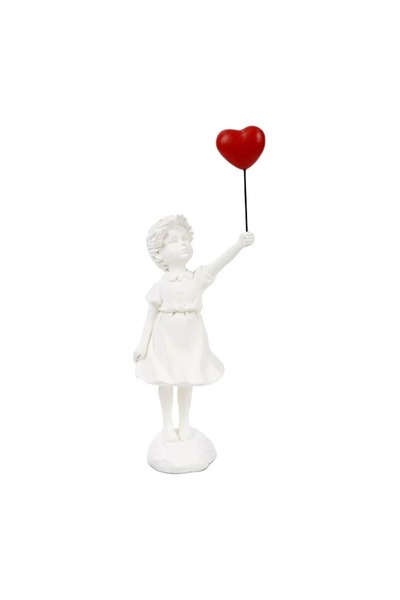 Choice D Flying Balloon Girl Figurine Banksy Modern Art Sculpture Resin Figur...