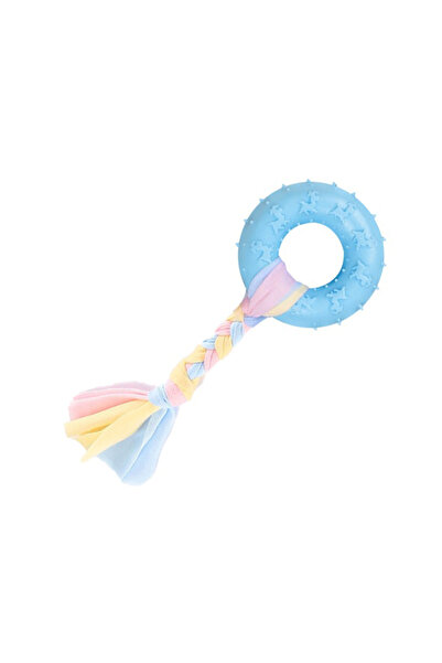 Choice 4 ألعاب مضغ للحيوانات الأليفة، ناعمة زرقاء ومتينة، لعبة تدريب الأضراس،...