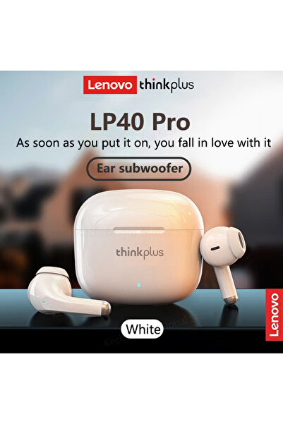 Choice1 سماعات لينوفو LP40 برو اللاسلكية بتقنية بلوتوث 5.4 TWS هاي فاي ستيريو...