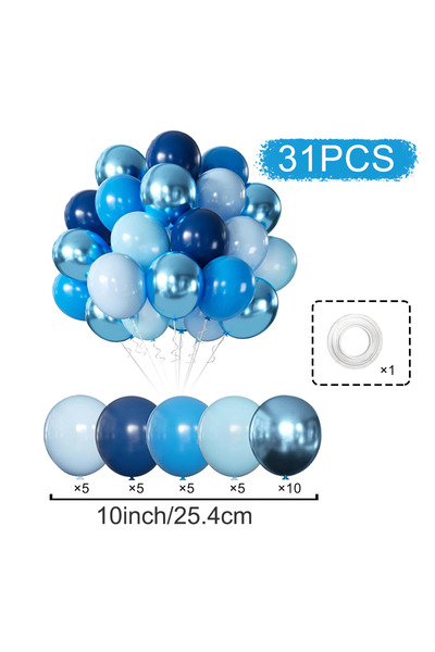 Choice9 Other style 6 31/36/37/51/101Pcs Metallic Ballo Pearl Latex Balloon G...