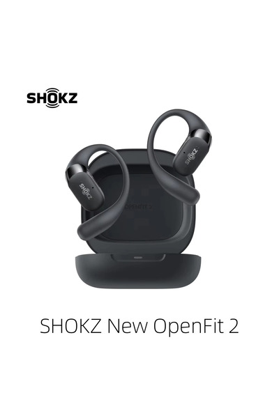 Choice سماعات أذن لاسلكية بلوتوث T920 سوداء من Shokz OpenFit 2 T920، بتصميم م...