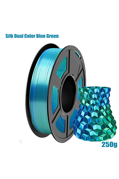Choice12 Blue green 250g 3D Printer Filament Bundle, PLA 1.75mm, Tri-color an...