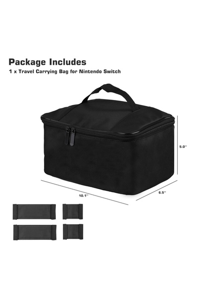 Choice 1pc Black 1 Pc Suitable For Switch/Switch OLED Travel Bag, Soft Case P...