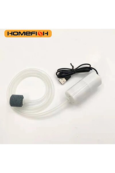 Choice مضخة هواء محمولة بيضاء تعمل بمنفذ USB لأحواض السمك: جهاز أكسجين صغير ل...