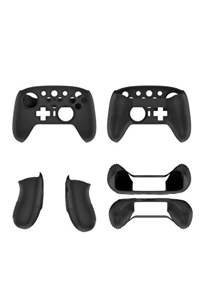 choice2 black Silicone Gaming Controller Case Shkproof Anti-Scratch Cole Prot...