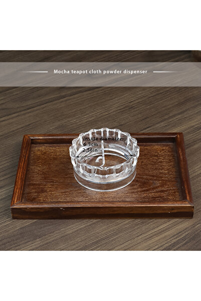 Choice transparent-small Mha pot powder dispenser, fabric powder dispenser, p...