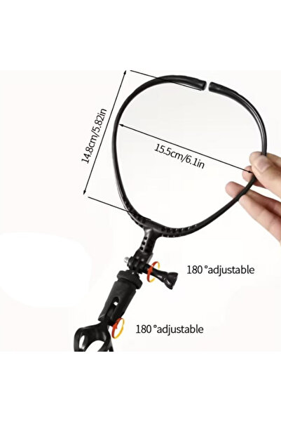 Choice 1pcs Hands-free Neckband Microphone Stand with Adjustable Clip - Made ...