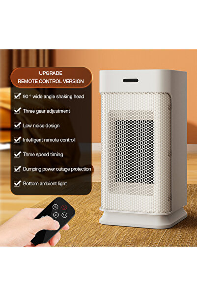 Choice مدفأة كهربائية محمولة بيضاء اللون من الاتحاد الأوروبي، مناسبة للمنزل و...