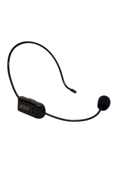 Choice سماعة رأس لاسلكية سوداء اللون مزودة بميكروفون FM ومكبر صوت بتردد 87-10...