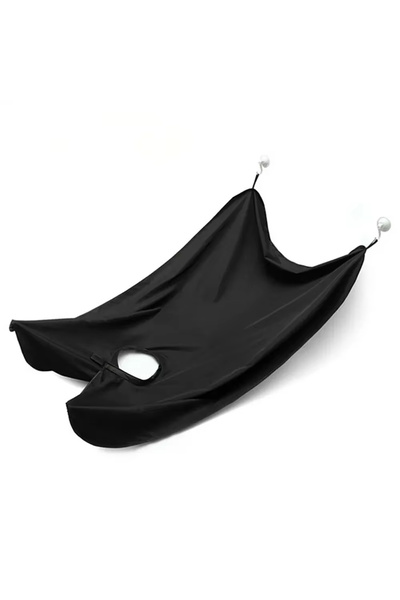 Choice3 2pcs black 1-5PCS Male Shaving Apr Creative Wall Mirror Suction Hairc...