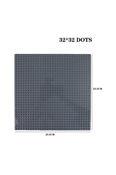 Choice5 لوح بناء كلاسيكي رمادي داكن 32×32 نقطة، قطع بناء DIY مقاس 32×32 و 16×...