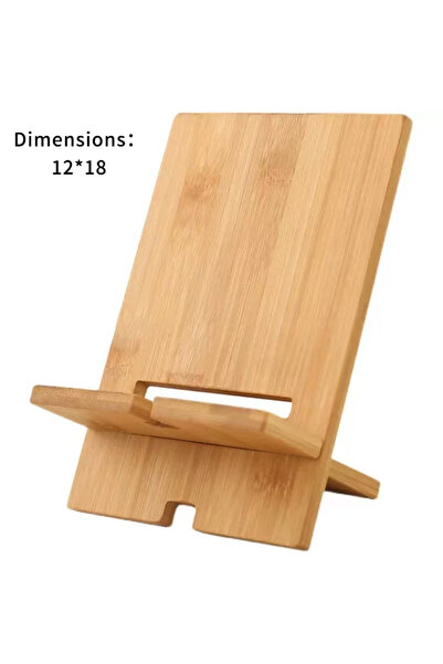 Choice1 حامل هاتف مكتبي من بامبو ، قطعة واحدة، حامل شحن عملي للهواتف الذكية م...
