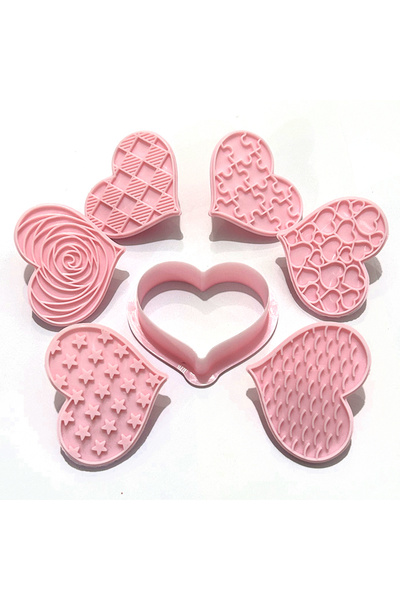 Choice 7Pcs Set 7Pcs Set Cookie Cutter Heart Shape Biscuit Mold Pastry Pressi...