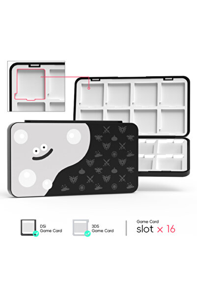 choice2 علبة تخزين خراطيش الألعاب المحمولة HSYL، 16 في 1، لبطاقات سلسلة 3DS/2...