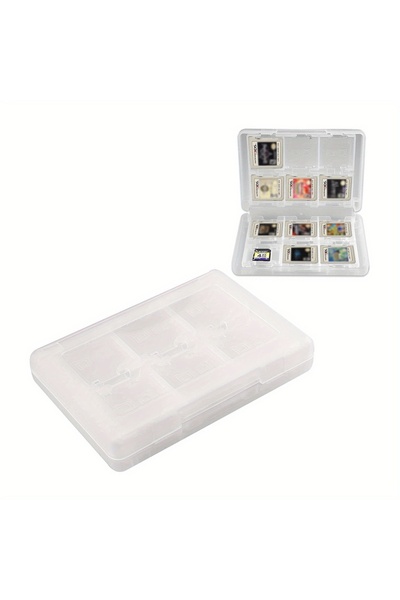 Choice1 white For Nintendo 3DS Game Card Case - Compact 28-in-1 Holder for Ne...