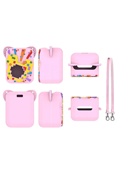 Choice15 جراب سيليكون واقٍ من APWIKOGER Pink-D بطبعة حيوانية ثلاثية الأبعاد، ...