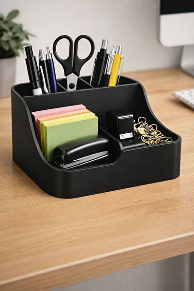 İFAA Masaüstü Ofis Organizer – Kalemlik, Notluk ve Kırtasiye Düzenleyici Çok ...
