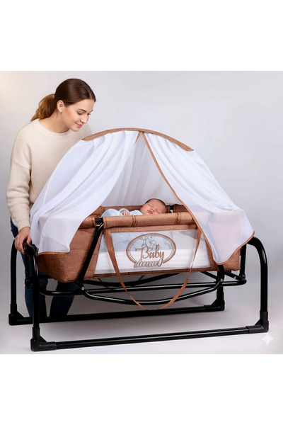 Hobbys Star Lüks Sallanabilir Sabitlenebilir Taşınabilir Sepet Beşik