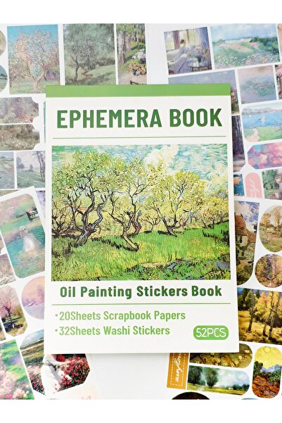 Choice1 كتاب ملصقات ستايل 1 - كتاب ملصقات بنمط الرسم وموضوع السفر، 32 ورقة مل...