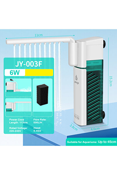 choice2 6w Fish Tank Filter Water Purification Cycle 3 In 1 Turtle Fish Tank ...