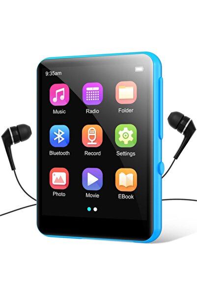 Choice1 64 GB Blue MP3 Player with Bluetooth 5.3, Portable HiFi Lossless Soun...