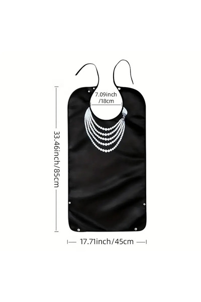 Choice3 OneSize 3 Adult Bib with Debris Collection Double Waterproof Printed ...