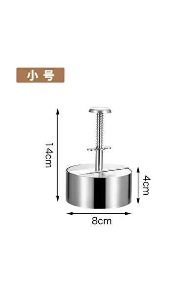 Choice Silver diameter 8 cm 1PCS Manual Hamburger Patty Forming Machine round...