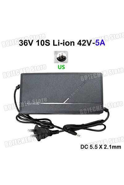 Choice3 شاحن بطارية ليثيوم 36 فولت 5 أمبير، قابس أمريكي، 36 فولت، 48 فولت، 2 ...
