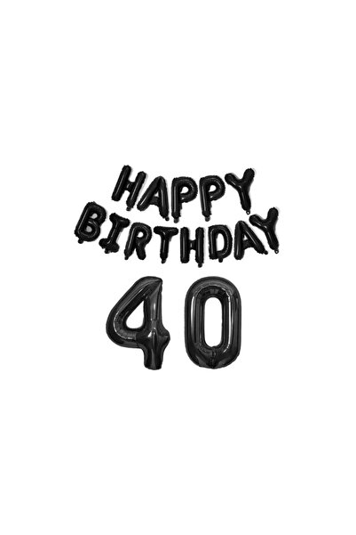 Choice16 NUMBER 16INCH HG9156-40 16 Inch Black Happy Birthday Letter with Dig...