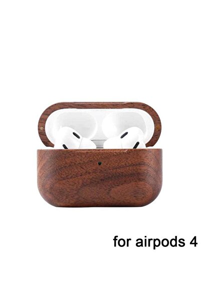 Choice4 A ‌Wooden for AirPods Pro 2/ 4 Earphone Holder Case Vintage Scratch D...