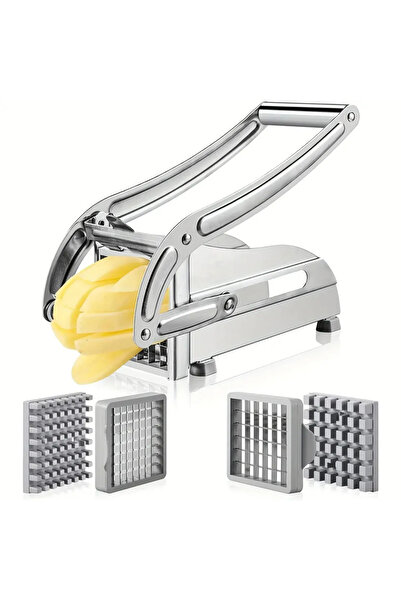 Choice3 Silver-c 2025 Multifunction Stainless Steel Manual Vegetable Cutter f...