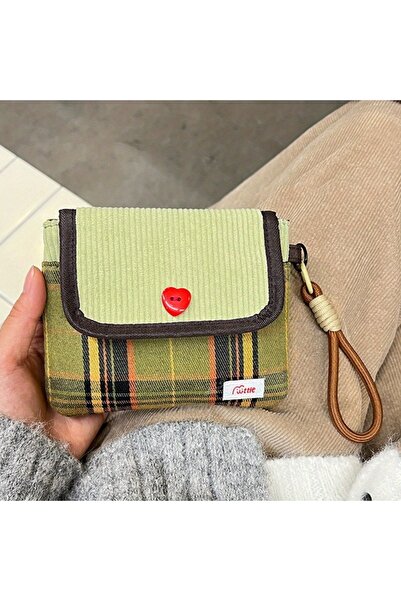 Choice1 Green Data Cables Organizer Sanitary Pads Bag Large Capacity Cosmetic...