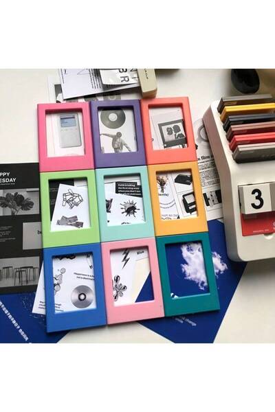 Choice4 1pc Random color 6pcs refrigerator magnetic photo frame set, perfect ...
