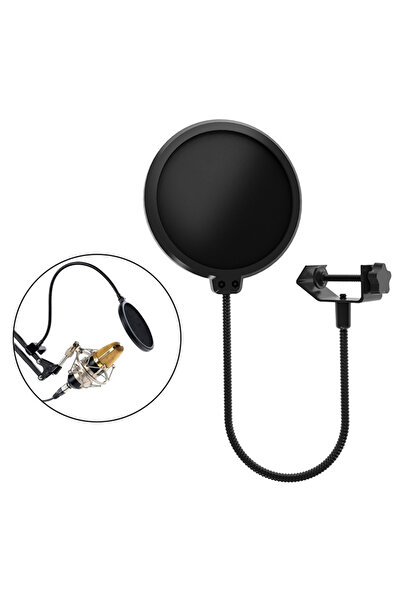 Choice A Double Layer Studio Microphone Flexible Wind Screen Sound Filter For...