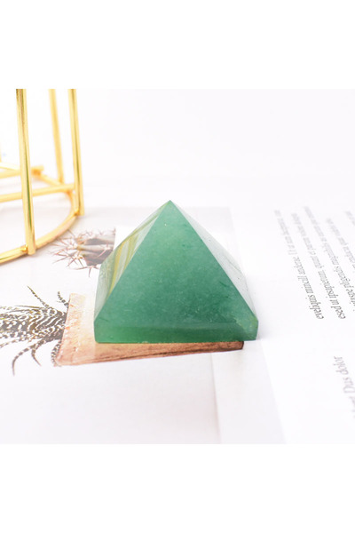 Choice قطعة واحدة من حجر الأفينتورين الطبيعي المصقول، هرم أفينتورين أخضر، حجر...