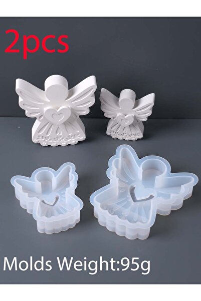 choice2 مجموعة زينة عيد الحب، قالب سيليكون للشموع، قالب لتنسيق زهور على شكل م...