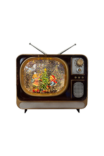 Choice6 child Christmas Decorati Luminous With Music Snow Tv Ornaments Glitte...