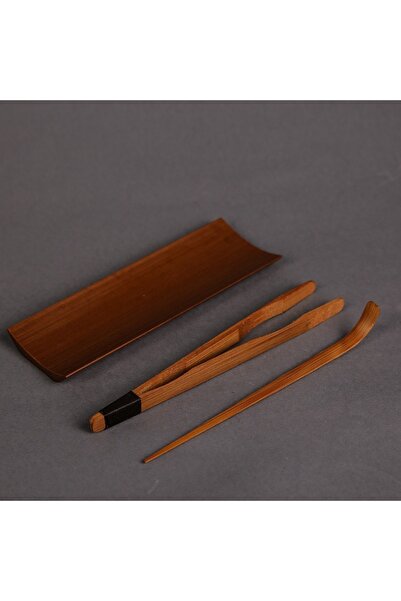 Choice1 طقم أدوات شاي من بامبو المكربن ​​مكون من 3 أو 4 أو 5 قطع، يشمل صينية ...