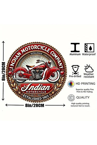 Choice HELLOYOUNG TYA6916 IronHorseArt لوحة إبداعية من الصفيح - فن حديث من صف...