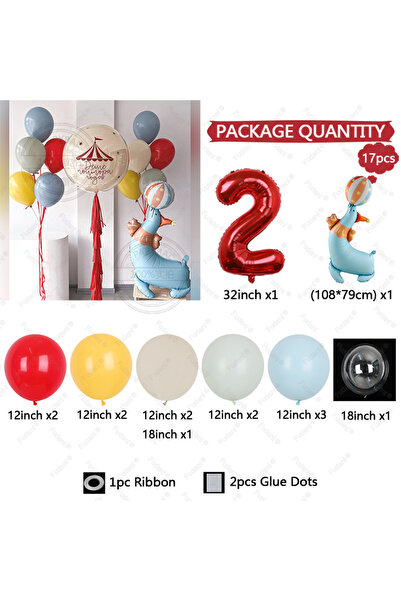 Choice1 بالون ألومنيوم مقاس 32 بوصة بتصميم مهرج السيرك، على شكل أسد بحر واقف ...