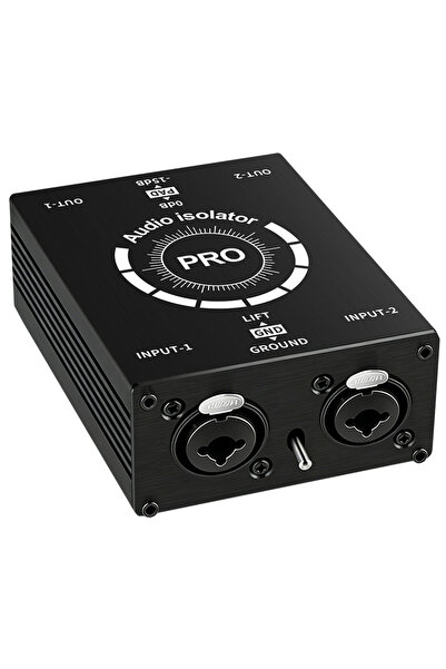 Choice كما هو موضح، عازل صوت XLR، خلاط إلغاء ضوضاء التيار، ميكروفون، مرشح أرض...