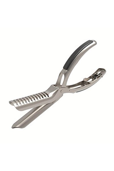 Choice Silver 1pc Rib Membrane Removal Tool - Stainless Steel BBQ Rib Skinner...