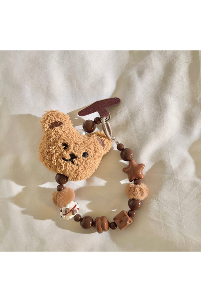 Choice1 1pc color 3390-77 Trendy Cute Plush Bear Beaded Bracelet - DIY Anti-L...