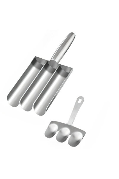 Choice1 3Slot Non Stick Meatball Maker Manual Stainless Steel Meatball Mold f...