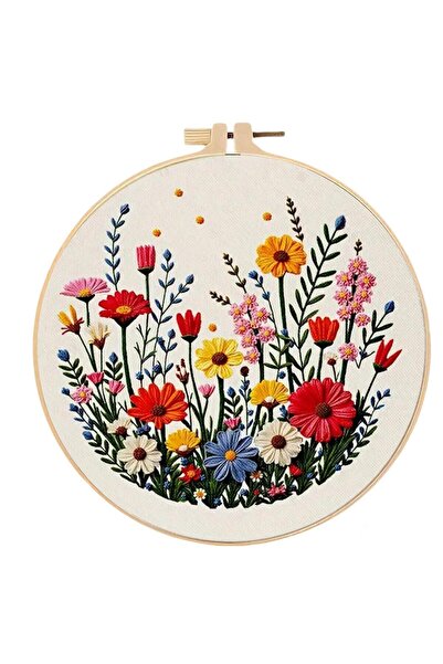 Choice 20x20cm CXBB-567 1pc Embroidery Daisy Flower Cross Stitch Kits Floral ...